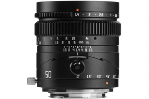 TTArtisan 50mm F1.4 tilt objektív Sony FE Full Frame vázakhoz (TTATF5014BE)