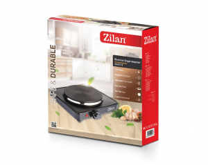 Zilan egyszem&eacute;lyes elektromos főzőlap fekete (ZLN2174)