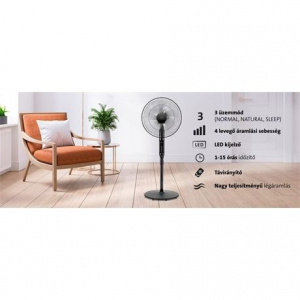 Eta 260790000 Naos álló ventilátor fekete