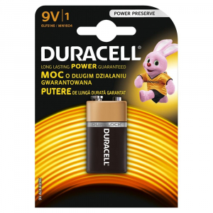 Duracell BSC 9V elem 1 db DL (5000394125308)