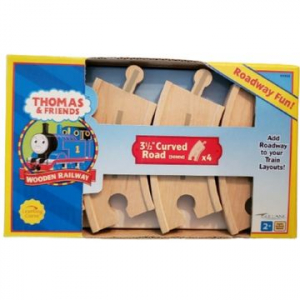Thomas és barátai: Fa sínpálya kanyar szett, 90 mm (LC99939)