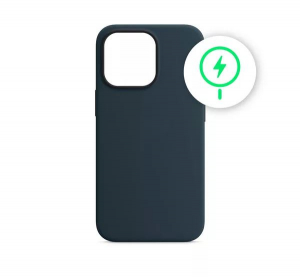 Phoner Apple iPhone 13 Pro Magsafe szilikon tok kék (71752)