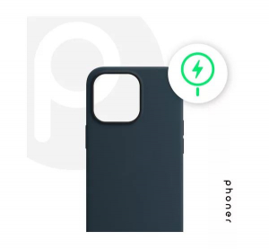 Phoner Apple iPhone 13 Pro Magsafe szilikon tok kék (71752)