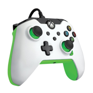 PDP Ion Xbox Series X vezetékes kontroller fehér-zöld (049-012-WG)