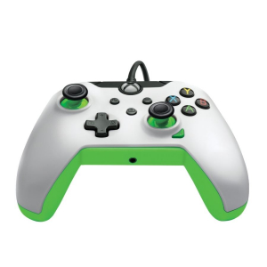 PDP Ion Xbox Series X vezetékes kontroller fehér-zöld (049-012-WG)