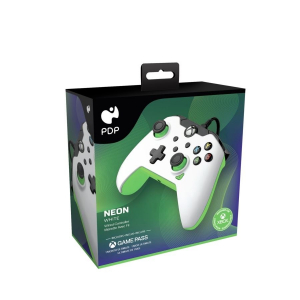 PDP Ion Xbox Series X vezetékes kontroller fehér-zöld (049-012-WG)