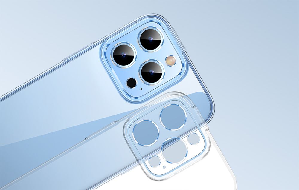 Baseus Crystal iPhone 13 Pro tok átlátszó + üvegfólia (ARJB020402)