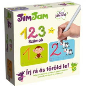 JimJam: Írj rá és töröld le! - Számok (646-02JJ)