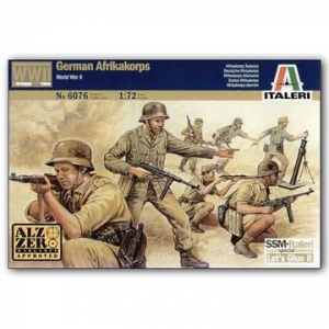 Italeri: II. világháborús Afrika Korps német csapat, 1:72 (6076s)