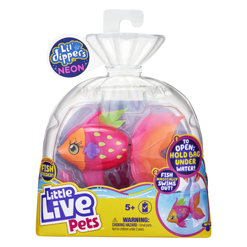 Moose Little Live Pets: Úszkáló halacska, 3. széria - Pink (26282)