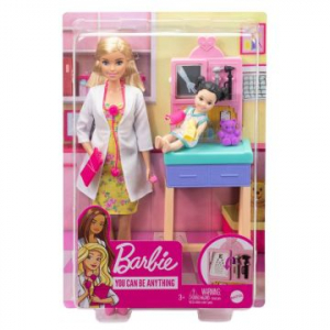 Mattel Barbie: Karrier baba - Gyerekorvos (GTN51)