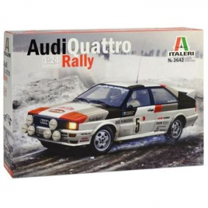 Italeri: Audi Quattro Rally autó makett, 1:24 (3642s)