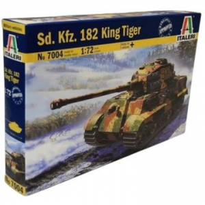 Italeri: Sd. Kfz. 182 Király tigris tank makett, 1:72 (7004s)