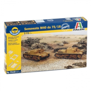 Italeri: Semovente M40 da 75/1 tank makett, 1:72 (7519s)