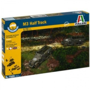 Italeri: M3 félhernyótalpas páncélozott szállító jármű makett, 1:72 (7509s)