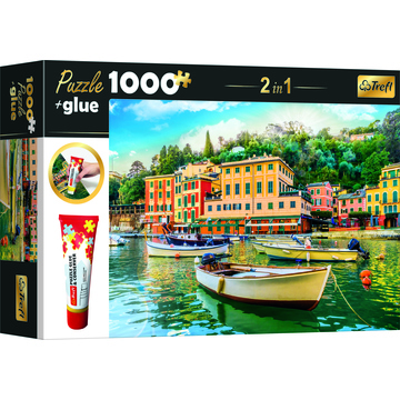 Trefl: Kikötő puzzle - 1000 darabos + ragasztó (10650)