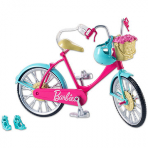 Mattel Barbie: klasszikus bicikli - rózsaszín (DVX55)