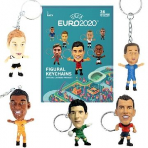 P.M.I. EURO 2020: Sztárfocisták kulcstartó meglepetés csomagban (EUR8004)
