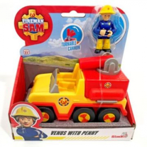 Simba Sam, a tűzolt&oacute;: Első V&eacute;nusz tűzolt&oacute;aut&oacute;m, Penny figur&aacute;val - 16 cm (109252506038)