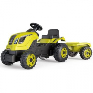Smoby: Farmer XL traktor utánfutóval - zöld (7600710130)
