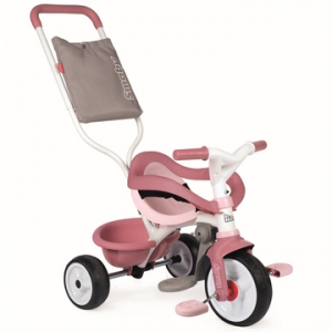 Smoby: Be Move Comfort szülőkaros tricikli - pink (7600740415)