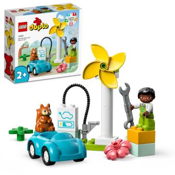 LEGO® DUPLO®: Town Szélturbina és elektromos autó (10985)