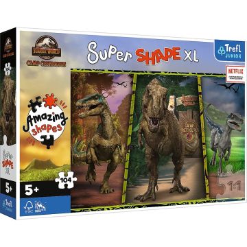 Trefl: Jurassic World - Színes dinók XL puzzle - 104 darabos (50020)