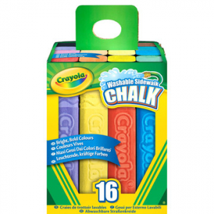 Crayola: Aszfaltkréta 16 db-os készlet (51-4008)