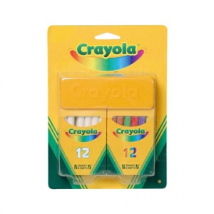 Crayola: 2 x 12 db pormentes kréta törlővel (98268)