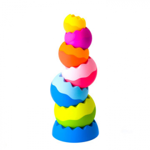Fatbrain Fat Brain Toys: Színes gömbök bébijáték (F070ML)