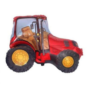 Flexmetal Traktor fólia lufi, piros - 35 cm (902681R)