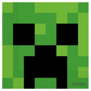 Procos Minecraft: Creeper mintás szalvéta - 20 db (95443)