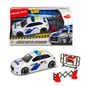 Dickie: Audi RS3 rendőrs&eacute;gi aut&oacute; - 15 cm (203713011006)