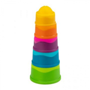 Fatbrain Fat Brain Toys: Puha torony&eacute;p&iacute;tő b&eacute;bij&aacute;t&eacute;k (F293ML)