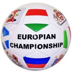 QX Vektory: Focilabda Europian Championship felirattal és zászlókkal (735902)