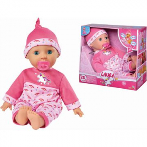 Simba Laura beszélő, kacagó baba - 38 cm (105140060)