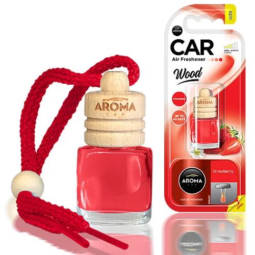 Aroma Car Wood illatosító eper 6ml (5492795)