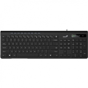 Genius SlimStar 230 II billentyűzet fekete (31310048404)