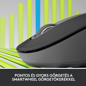 Logitech Signature M650 L nagy balkezes vezeték nélküli egér grafitszürke (910-006239)