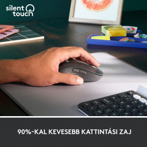 Logitech Signature M650 L nagy balkezes vezeték nélküli egér grafitszürke (910-006239)