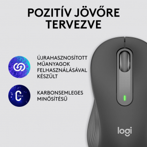 Logitech Signature M650 L nagy balkezes vezeték nélküli egér grafitszürke (910-006239)