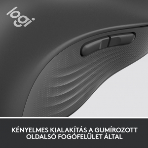 Logitech Signature M650 L nagy balkezes vezeték nélküli egér grafitszürke (910-006239)