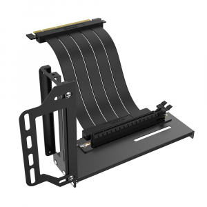 Akasa függőleges videokártya tartó Premium PCIe 3.0 Riser kábellel (AK-CBPE02-20B)