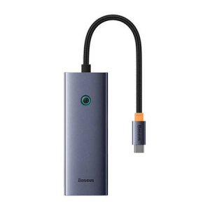 Baseus UltraJoy Hub 5in1 USB-C- 4xUSB-A 1xHDMI szürke (B00052809813-00)