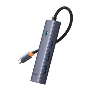Baseus UltraJoy Hub 5in1 USB-C- 4xUSB-A 1xHDMI szürke (B00052809813-00)