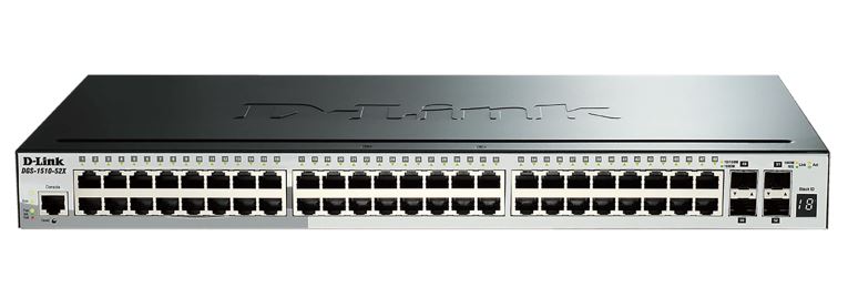 D-Link 52 portos menedzselhető Gigabit Switch 10G SFP+ (DGS-1510-52X/E)