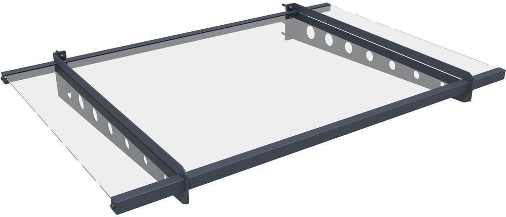 Rojaplast bejárati előtető átlátszó plexi 120x80cm (ColaB)