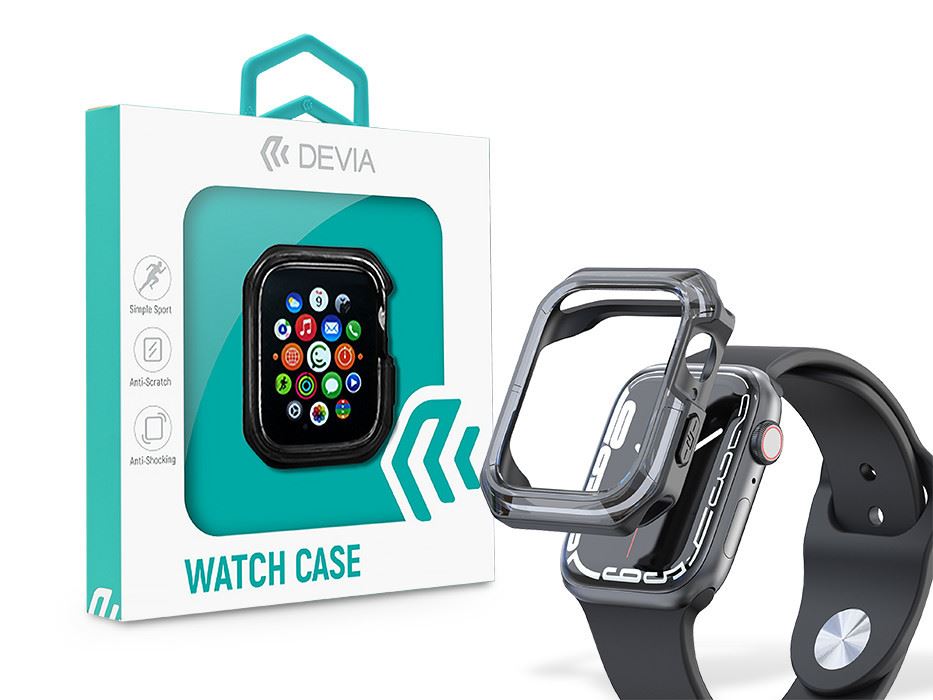 Devia Sport Series Shockproof Apple Watch 40mm ütésálló védőtok áttetsző (ST365225)