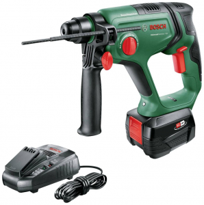 Bosch UniversalHammer 18V akkus fúrókalapács 4.0Ah akkumulátor, hordtáska (06039D6004)