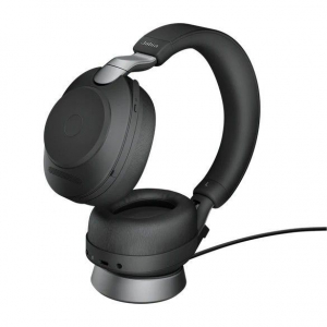 Jabra Evolve2 85 MS sztereó Bluetooth headset + töltőállomás fekete (28599-999-889)
